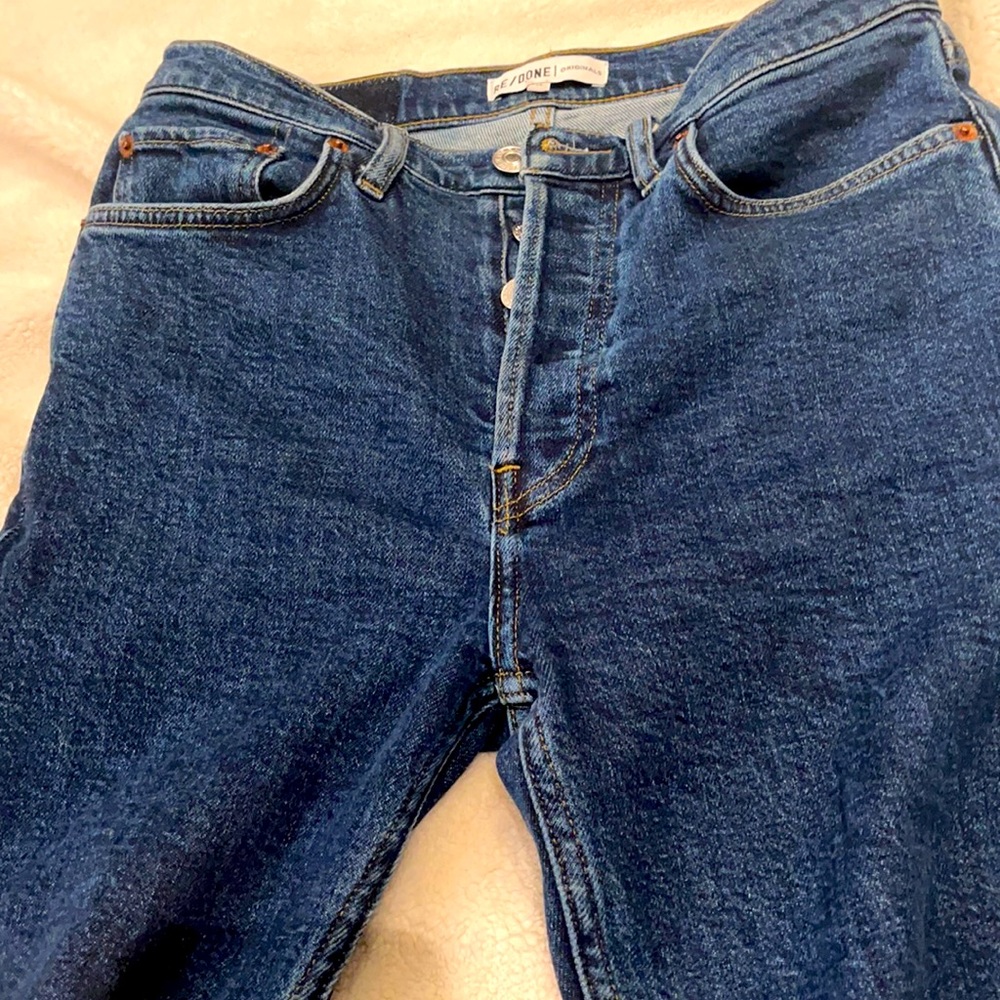 ReDone Originals high rise ankle crop jeans 26